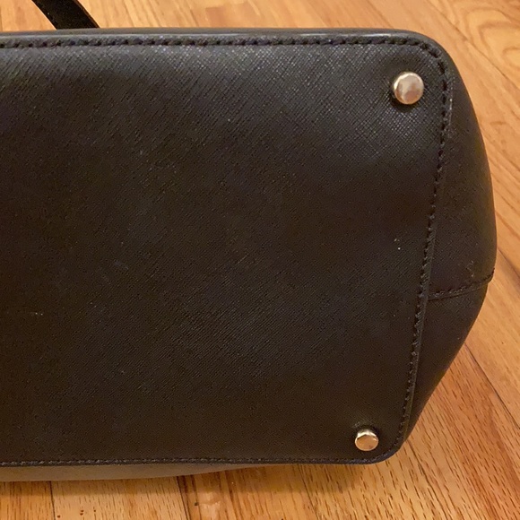Kate Spade black leather tote - Picture 3 of 8